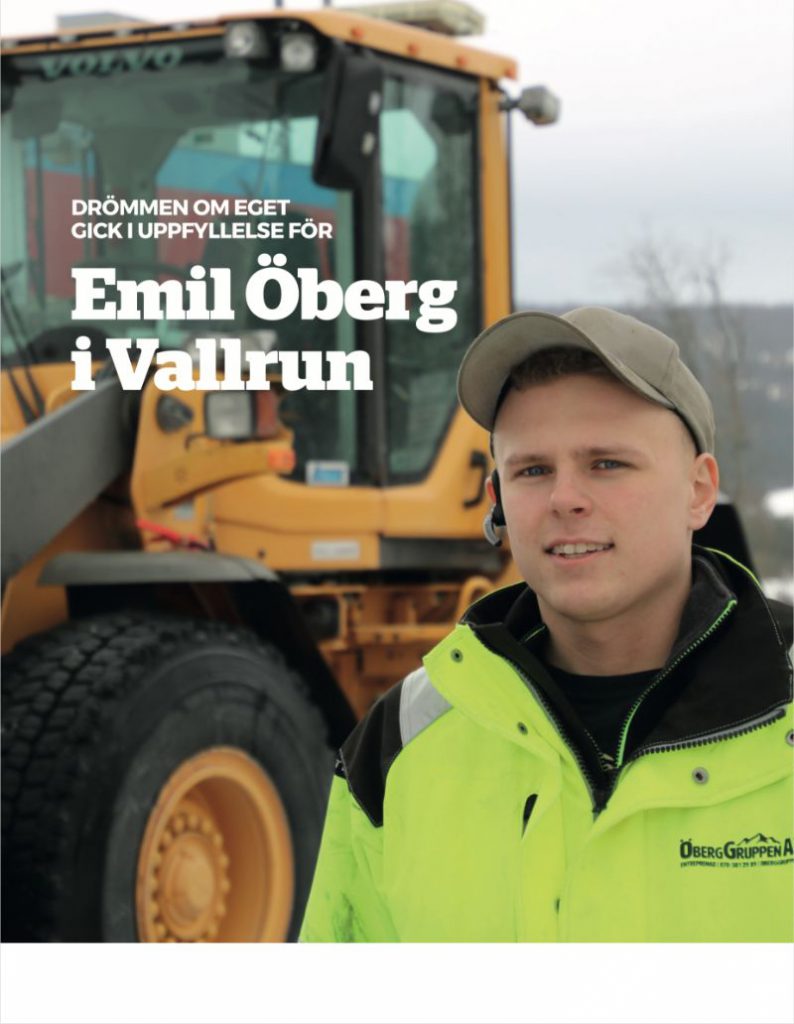 Svensk Åkeritidning | Drömmen om eget gick i uppfyllelse för Emil Öberg. Nr 4 2019